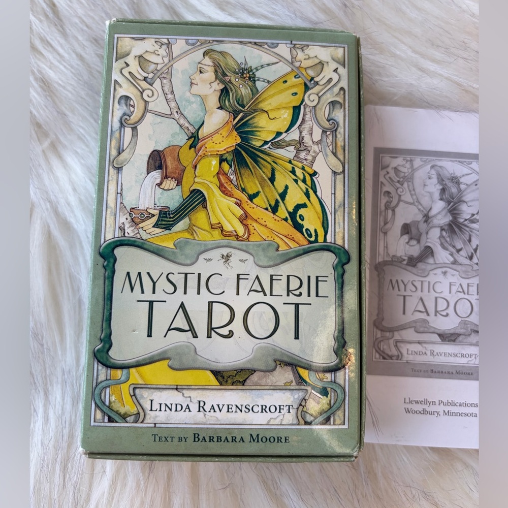Mystic Faerie Tarot Cards By Linda Ravenscroft 78 Card Deck